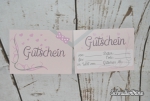 Geschenk Gutschein "Rosèdesign"